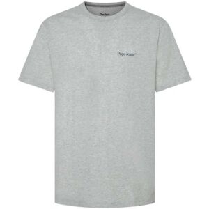 Pepe Jeans herr alfie, t-shirt, grå, XXL, Grå (Ljusgrå Marl), XXL Pepe Jeans herr alfie, t-shirt, grå, XXL, Grå (Ljusgrå Marl), XXL