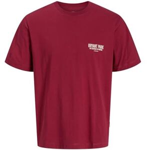 JACK & JONES Joryork Back Tee Ss Crew Neck, Tibetansk röd, S JACK & JONES Joryork Back Tee Ss Crew Neck, Tibetansk röd, S