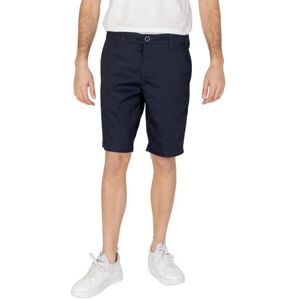 Giorgio Armani Solid Stretch Twill Short Casual Shorts herr, Mörkblå, 30 Giorgio Armani Solid Stretch Twill Short Casual Shorts herr, Mörkblå, 30