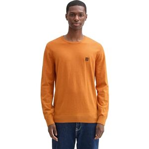 TOM TAILOR herrtröja, 32752 – Tomato Cream Orange Melange, XXL TOM TAILOR herrtröja, 32752 – Tomato Cream Orange Melange, XXL