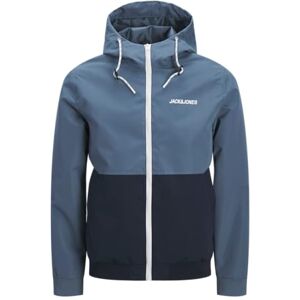 JACK & JONES Jjerush Hood Bomber Noos, Blå Mirage, XXL JACK & JONES Jjerush Hood Bomber Noos, Blå Mirage, XXL