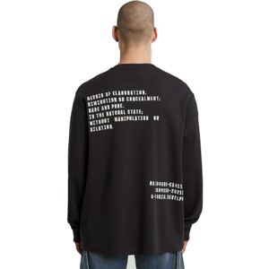 G-STAR Back Embro text lös r t ls, Svart (Dk Black D26835-d976-6484), M G-STAR Back Embro text lös r t ls, Svart (Dk Black D26835-d976-6484), M