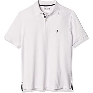 Nautica Herr klassisk passform kortärmad solid prestanda polo skjorta, Kritvit, L Lång Nautica Herr klassisk passform kortärmad solid prestanda polo skjorta, Kritvit, L Lång