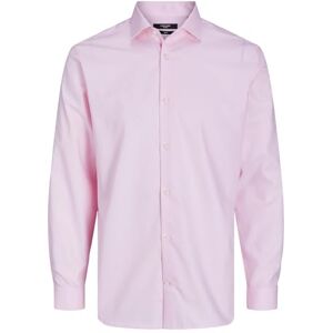 JACK & JONES Skjorta för män, slim fit, skjorta, Rosa nektar, S JACK & JONES Skjorta för män, slim fit, skjorta, Rosa nektar, S
