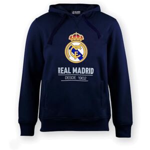 Real Madrid Sud.Cap.Hoodie nr 25-storlek S, Blå, S-XXL Real Madrid Sud.Cap.Hoodie nr 25-storlek S, Blå, S-XXL