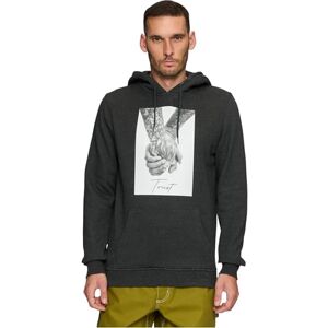 Tee herr Trust 2.0 Hoody S Charcoal, kol, S Tee herr Trust 2.0 Hoody S Charcoal, kol, S