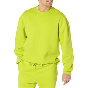Amazon Essentials överdimensionerad tröja med rund hals för män (finns i stor och lång), limegrön, X-Large Amazon Essentials överdimensionerad tröja med rund hals för män (finns i stor och lång), limegrön, X-Large