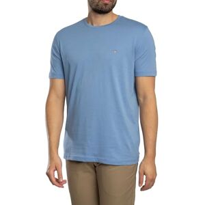 GANT REG Shield SS T-shirt, Greyish Blue, L GANT REG Shield SS T-shirt, Greyish Blue, L