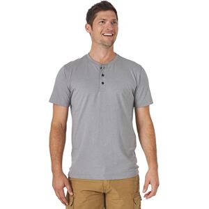 Wrangler Authentics Kortärmad Henley-T-shirt, för män, L Wrangler Authentics Kortärmad Henley-T-shirt, för män, L