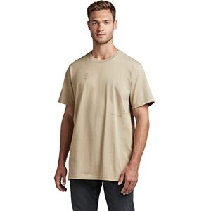 G-STAR RAW Herr oregelbunden grafik lös t-shirt, beige (Spray Green C784-D606), L, Beige (Spray Green C784-d606), L G-STAR RAW Herr oregelbunden grafik lös t-shirt, beige (Spray Green C784-D606), L, Beige (Spray Green C784-d606), L