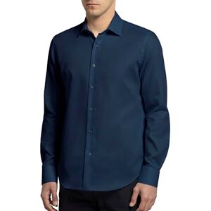 Womo Std Slim Fit Oxford skjorta blå, Blå, 39-44 Womo Std Slim Fit Oxford skjorta blå, Blå, 39-44