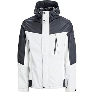 JACK & JONES Jcologan Light Jacket Sn Herrjacka, Svart/Detalj: HIGHRISE/WHITE BLOCKING, S JACK & JONES Jcologan Light Jacket Sn Herrjacka, Svart/Detalj: HIGHRISE/WHITE BLOCKING, S