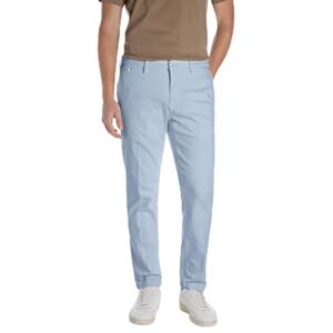 Replay Herr regular fit chinos jeans Benni Hyperchino Colour X-Lite, 579 himmelsgrå, 32W x 32L Replay Herr regular fit chinos jeans Benni Hyperchino Colour X-Lite, 579 himmelsgrå, 32W x 32L
