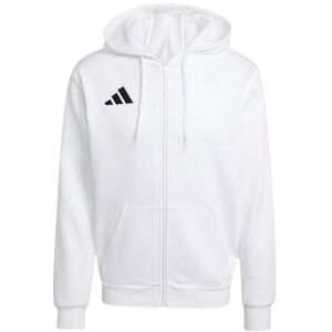 adidas herr Entrada26 Full Zip Hoodie Sweatshirt, white/black, L adidas herr Entrada26 Full Zip Hoodie Sweatshirt, white/black, L