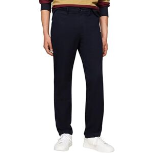 Tommy Hilfiger herr Denton Satin rak passform Chinos Chino, Blå (ökenhimmel), 29W x 32L Tommy Hilfiger herr Denton Satin rak passform Chinos Chino, Blå (ökenhimmel), 29W x 32L