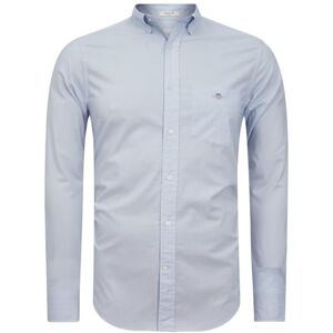 GANT Reg Poplin skjorta för män, ljusblå, 5XL GANT Reg Poplin skjorta för män, ljusblå, 5XL