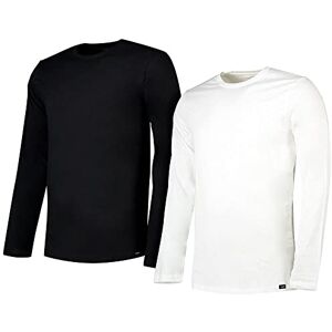 Lee Herr Twin Pack Crew T-shirt, Svartvit, M Lee Herr Twin Pack Crew T-shirt, Svartvit, M