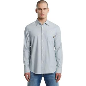 G-STAR RAW Bristum 2.0 Slim Shirt, Flerfärgad (Ash blå/Milk D23553-e071-h531), S G-STAR RAW Bristum 2.0 Slim Shirt, Flerfärgad (Ash blå/Milk D23553-e071-h531), S