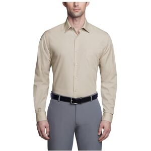 Van Heusen herrklänning skjorta anpassad poplin solid, STEN, 15.5" Neck 36"-37" Sleeve Van Heusen herrklänning skjorta anpassad poplin solid, STEN, 15.5" Neck 36"-37" Sleeve