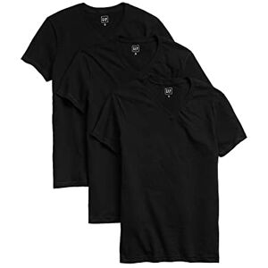 GAP Herr 3-pack V-ringad T-shirt, True Black, M GAP Herr 3-pack V-ringad T-shirt, True Black, M