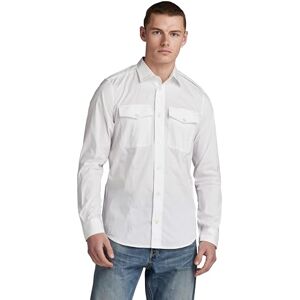G-STAR Tux Marine Slim Shirt ls, Vit (White D23579-d321-110), L G-STAR Tux Marine Slim Shirt ls, Vit (White D23579-d321-110), L
