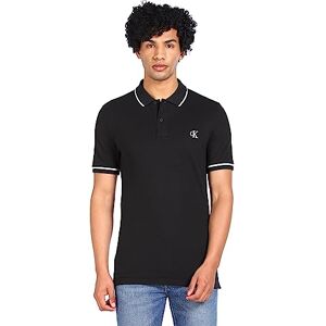 Calvin kortärmade pikétröjor för män, Svart (Ck Black), XXL Calvin kortärmade pikétröjor för män, Svart (Ck Black), XXL