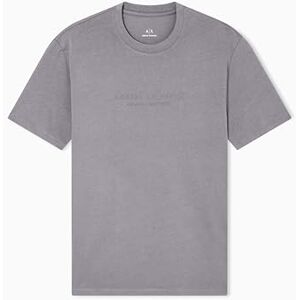 Giorgio Armani Kortärmad kortärmad front Milano-New York Logo Lettering T-shirt, grå, XXL, Mörkgull grå, XXL Giorgio Armani Kortärmad kortärmad front Milano-New York Logo Lettering T-shirt, grå, XXL, Mörkgull grå, XXL
