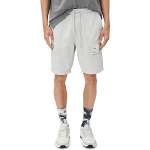Koton Cargo shorts med fickdetaljer och dragsko tryckt Stein (080), Male:EU 41/UK 7,5 för män, Stål, 42 Koton Cargo shorts med fickdetaljer och dragsko tryckt Stein (080), Male:EU 41/UK 7,5 för män, Stål, 42