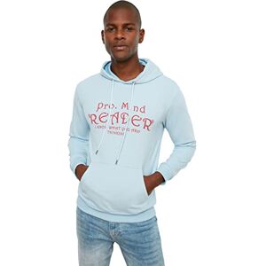 Trendyol MAN Sweatshirt Blå Normal, BLÅ, S Trendyol MAN Sweatshirt Blå Normal, BLÅ, S