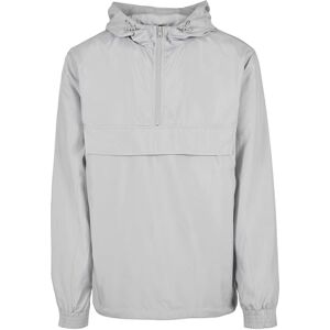 Urban Classics Vindjacka för män med huva och bröstficka enfärgad övergångsjacka finns i många färger, pull-over jacka, storlek XS till 5XL, Lightasfal, S Urban Classics Vindjacka för män med huva och bröstficka enfärgad övergångsjacka finns i många färger, pull-over jacka, storlek XS till 5XL, Lightasfal, S
