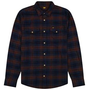 Lee CLEAN Western skjorta, Luxe Rivet Navy, XXL Lee CLEAN Western skjorta, Luxe Rivet Navy, XXL