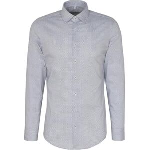 Seidensticker Silkesdekal herr performance-skjorta – slim fit – stretch – kent krage – långärmad – bomullsblandning, Turkos, 42 SE Seidensticker Silkesdekal herr performance-skjorta – slim fit – stretch – kent krage – långärmad – bomullsblandning, Turkos, 42 SE