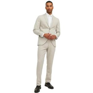 JACK & JONES Jprfranco Suit Noos kostym för män, Ren kashmir/passform: supersmal passform, 48 JACK & JONES Jprfranco Suit Noos kostym för män, Ren kashmir/passform: supersmal passform, 48