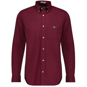 GANT REG POPLIN skjorta, vinröd, S GANT REG POPLIN skjorta, vinröd, S
