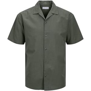 JACK & JONES Jjesummer Resort Shirt Ss Sn, Skalbagge, L JACK & JONES Jjesummer Resort Shirt Ss Sn, Skalbagge, L