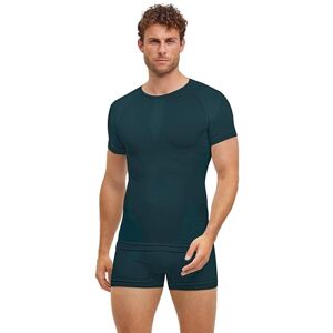 FALKE herr Baslager Ovandel Warm Round Neck M S/s Ts funktionellt garn snabbtorkande 1 del, Grön Holly 7385, XL FALKE herr Baslager Ovandel Warm Round Neck M S/s Ts funktionellt garn snabbtorkande 1 del, Grön Holly 7385, XL