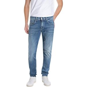 Replay Herrjeans Anbass Bio, Medium Blue 009 (blå), 33 W/34 L, 009 medium blå, 33W / 34L Replay Herrjeans Anbass Bio, Medium Blue 009 (blå), 33 W/34 L, 009 medium blå, 33W / 34L