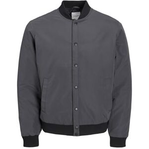 JACK & JONES Bestseller A/S Jjwarrior College Bomberjacka för män, asfalt, L JACK & JONES Bestseller A/S Jjwarrior College Bomberjacka för män, asfalt, L