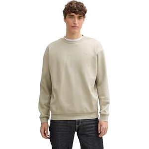 TOM TAILOR Denim herr sweatshirt, 35723 – Beige Abbey Stone, M TOM TAILOR Denim herr sweatshirt, 35723 – Beige Abbey Stone, M