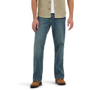 Wrangler herr Jeans Fri-to-stretch-jeans med lös passform, Grå tonad, 38W / 29L Wrangler herr Jeans Fri-to-stretch-jeans med lös passform, Grå tonad, 38W / 29L