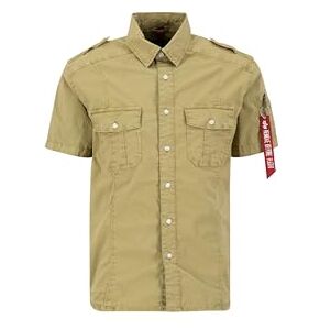 Alpha Industries Basic Shirt Slim S Skjorta för män Sage-Green Alpha Industries Basic Shirt Slim S Skjorta för män Sage-Green