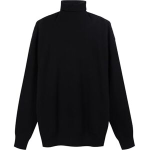 Diana Studio Kashmir och ull polokrage herr, långärmad ledig passform, svart, M, Svart, M-XXL Diana Studio Kashmir och ull polokrage herr, långärmad ledig passform, svart, M, Svart, M-XXL