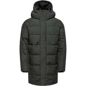 Only & Sons ONSCARL Life Long Quilted Coat NOOS OTW quiltad jacka, peat, S, Torv, S Only & Sons ONSCARL Life Long Quilted Coat NOOS OTW quiltad jacka, peat, S, Torv, S