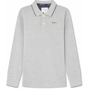 Pepe Jeans pojke New Thor Ls Polo, Grå (Marl grå), 10 år Pepe Jeans pojke New Thor Ls Polo, Grå (Marl grå), 10 år