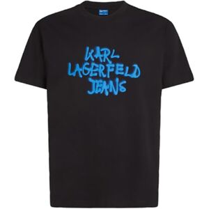 KARL LAGERFELD JEANS , män, regular kortärmad graffiti te, normal passform, svart, XS, svart, XS KARL LAGERFELD JEANS , män, regular kortärmad graffiti te, normal passform, svart, XS, svart, XS