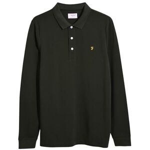 Farah Herr Blanes långärmad polotopp, XL, Evergreen Farah Herr Blanes långärmad polotopp, XL, Evergreen