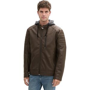 TOM TAILOR herr 1041317 konstläderjacka, 36359-Chestnut Falsk läder, L, 36359 – Chestnut falskt läder, L TOM TAILOR herr 1041317 konstläderjacka, 36359-Chestnut Falsk läder, L, 36359 – Chestnut falskt läder, L