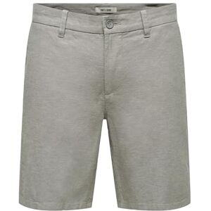 Only & Sons ONSMARK 0011 bomullsshorts NOOS, Castor Gray, S Only & Sons ONSMARK 0011 bomullsshorts NOOS, Castor Gray, S