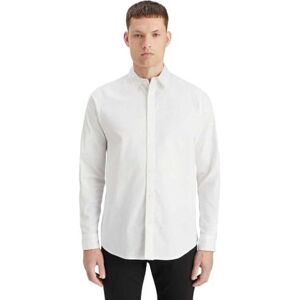 Scotch & Soda mäns Core-Oxford enfärgad skjorta, Vitt, XL Scotch & Soda mäns Core-Oxford enfärgad skjorta, Vitt, XL