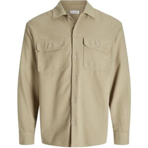 JACK & JONES Jjcarter Check Overshirt Ls, Porslin, S JACK & JONES Jjcarter Check Overshirt Ls, Porslin, S